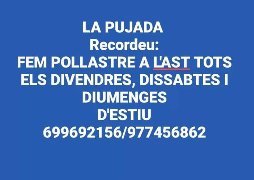 La Pujada - Comida para Llevar